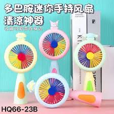 HQ66-23B Light Hand fan with mobile stand